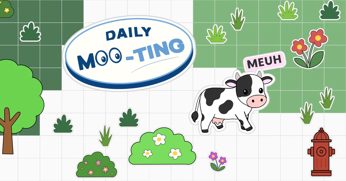 Illustration from the game Daily Moo-ting.